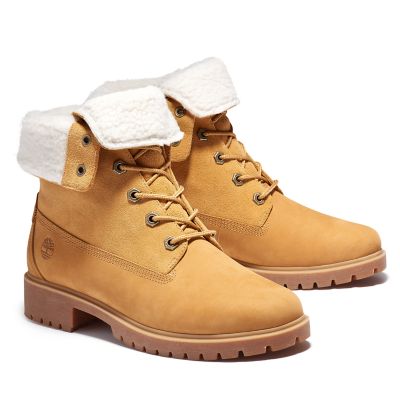 women's timberland fold over boots