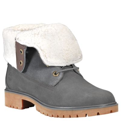 timberland teddy fleece boots grey