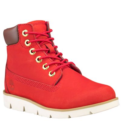 youth red timberland boots