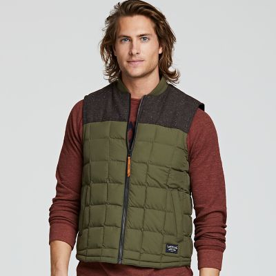 timberland quilted vest