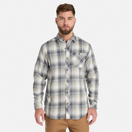 Timberland PRO Men's Woodfort Mid-Weight Flannel Work Shirt