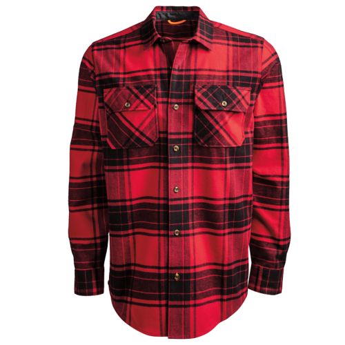 Men's Timberland PRO® Woodfort Heavyweight Flannel Work Shirt ...