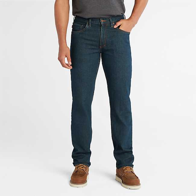 Buy Dark Blue Ankle Length Stretchable Men's Jeans Online