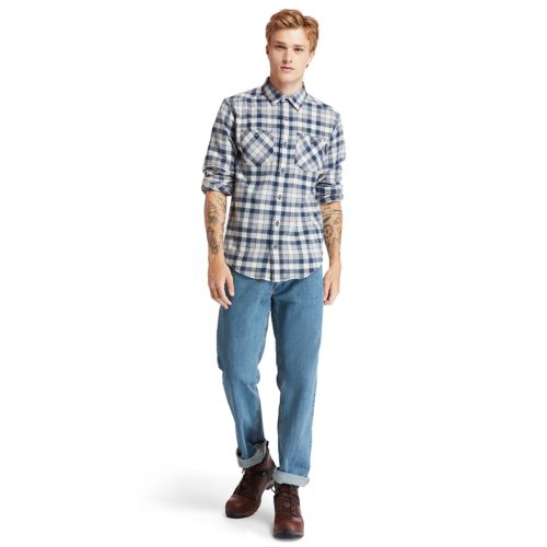 Men's Timberland PRO® Big & Tall Woodfort Flex Flannel Work Shirt-