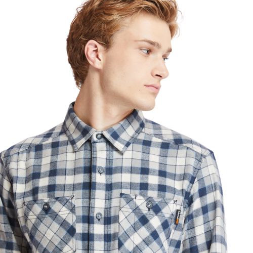 Men's Timberland PRO® Big & Tall Woodfort Flex Flannel Work Shirt-