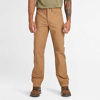 Timberland Pro Men's Ironhide Straight Fit Canvas Work Pants - Dark Wheat -  TB0A1VA9D02