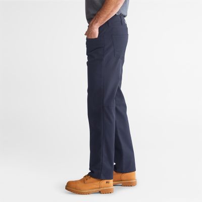 Timberland Pro Men's Ironhide Straight Fit Canvas Work Pants - Dark Wh