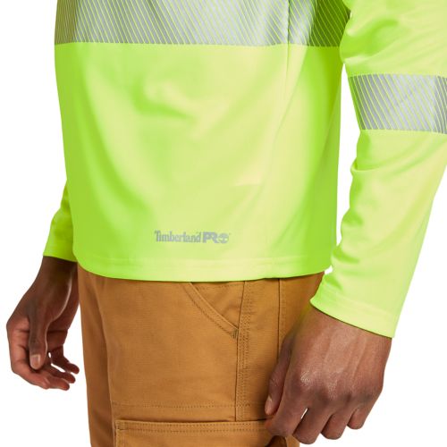 Men's Timberland PRO® Wicking Good High-Visibility Long-Sleeve T-Shirt-