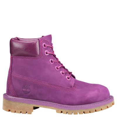 purple work boots