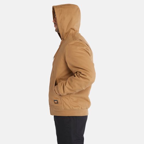 Men's Timberland PRO® Gritman Lined, Hooded Canvas Jacket-