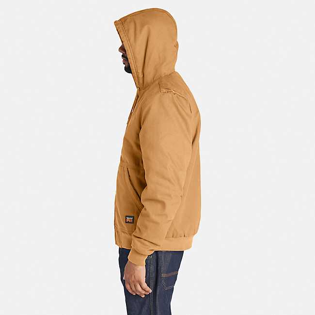 Men's Big & Tall High-pile Fleece Lined Hooded Zip-up Sweatshirt