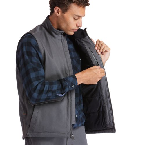 timberland fleece vest