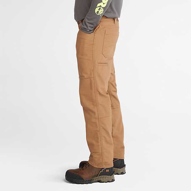 Timberland PRO Men's 8 Series Size 38 in. x 34 in. Khaki Flex Canvas Work  Pant TB0A1VA9232-38x34 - The Home Depot