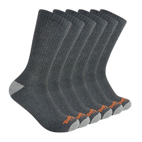 Men's Timberland PRO® Performance Crew Socks (6-Pack)