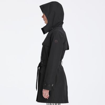 waterproof trench coat with hood