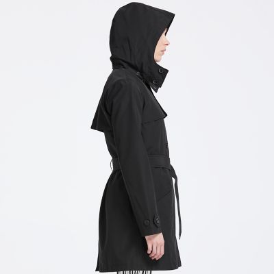 waterproof trench coat with hood