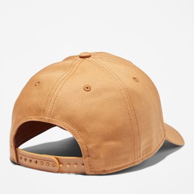 Men's Embroidered-Logo Baseball Cap in Wheat | Timberland US