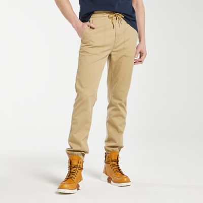 khaki pants with timberland boots