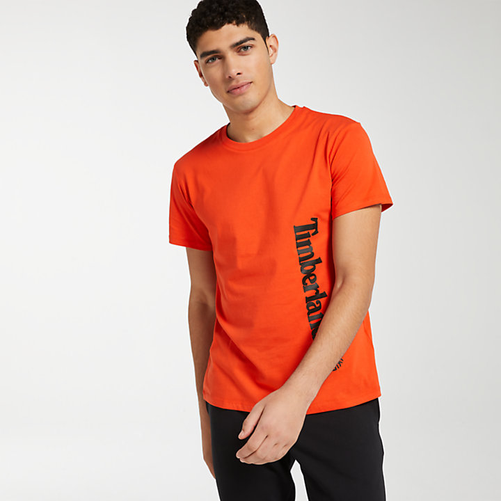Men's Offset Linear Logo T-Shirt | Timberland US Store
