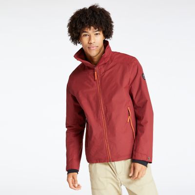 timberland jacket red