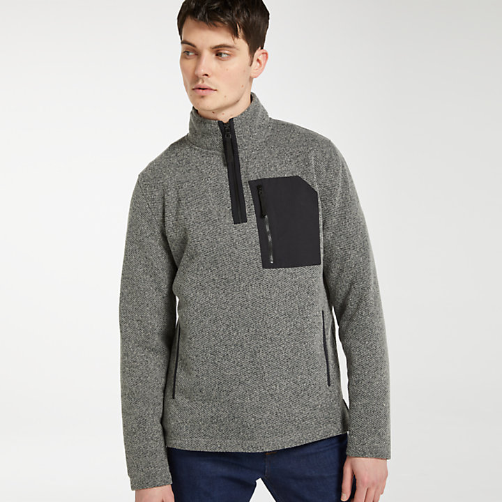 Download Timberland | Men's Mt. Cardigan Quarter-Zip Fleece Sweater