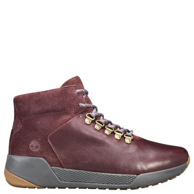 burgundy hiking boots
