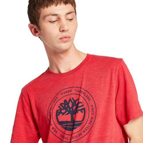 Men's Circle Tree Logo Graphic T-Shirt-