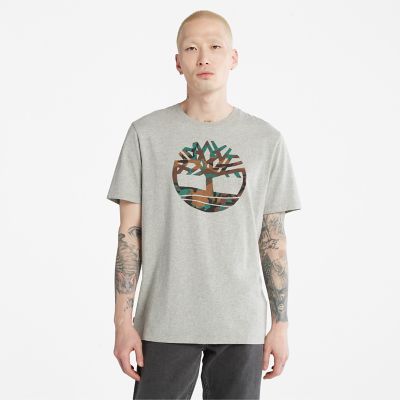 T-shirt Outdoor Heritage à logo arbre camouflage pour hommes