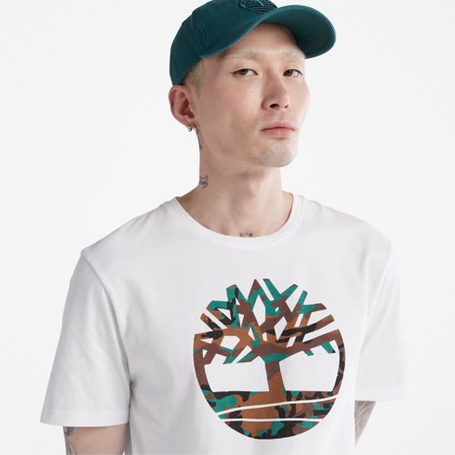 T-shirt Outdoor Heritage à logo arbre camouflage pour hommes-