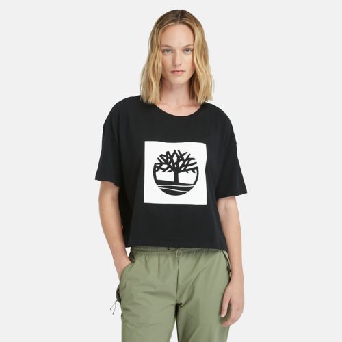 Women's Cropped Logo T-Shirt-