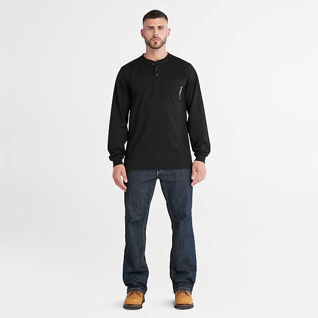 Men's Timberland PRO® Cotton Core Flame-Resistant Long-Sleeve Henley