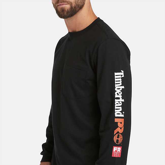 Men's Timberland PRO® Cotton Core Flame-Resistant Long-Sleeve T-Shirt |  Timberland US