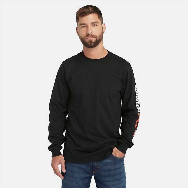 Men's Timberland PRO® Cotton Core Flame-Resistant Long-Sleeve T-Shirt |  Timberland US