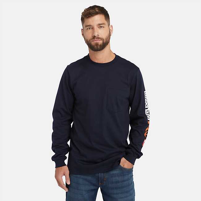 Men's Timberland PRO® Cotton Core Flame-Resistant Long-Sleeve T-Shirt