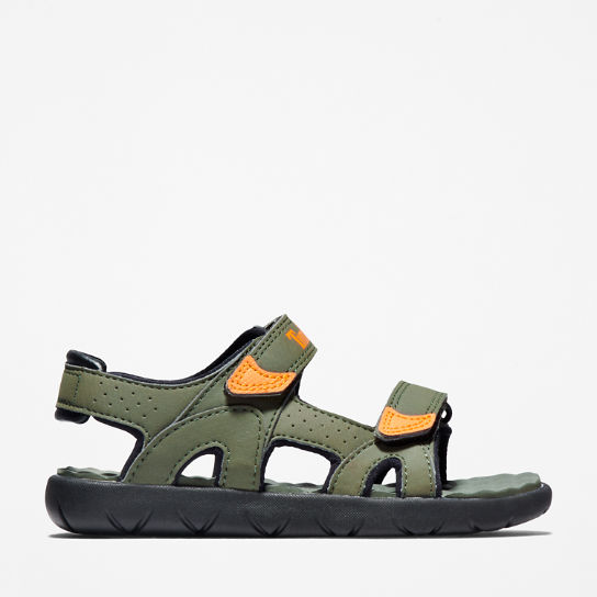 Youth Perkins Row Mixed-Media Double-Strap Sandals