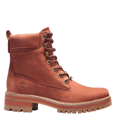 rust timberland boots