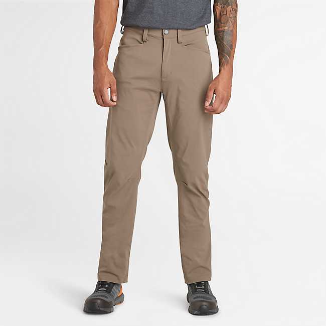 Timberland PRO Men's 8 Series Size 38 in. x 34 in. Khaki Flex Canvas Work  Pant TB0A1VA9232-38x34 - The Home Depot