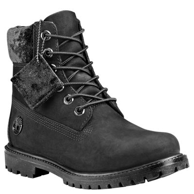 timberland velvet collar boot