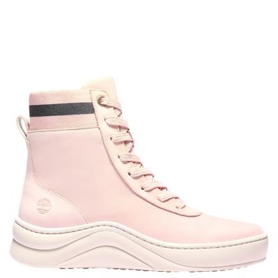 pink sneaker boots