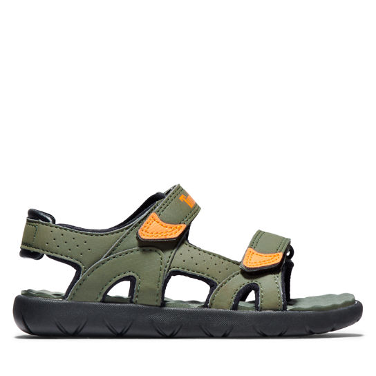 Toddler Perkins Row Mixed-Media Double-Strap Sandals