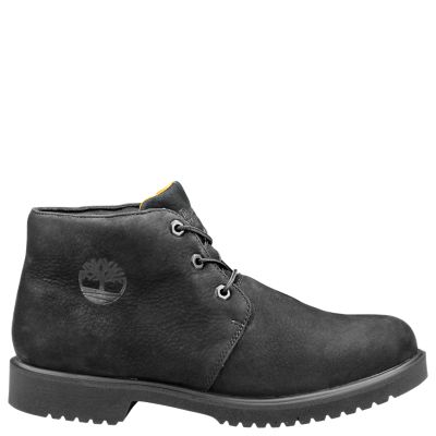 timberland black premium waterproof chukka boots