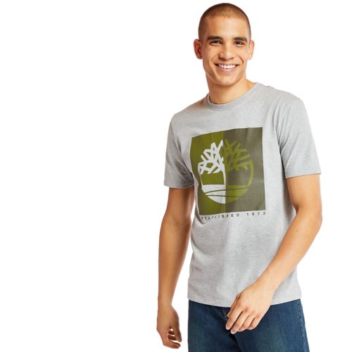 Men's Kennebec River Box Logo T-Shirt-