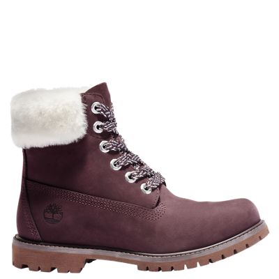 timberland 6 inch shearling boot