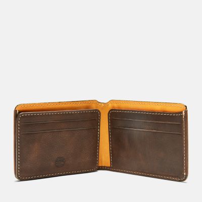 Bifold Stitched Leather Wallet