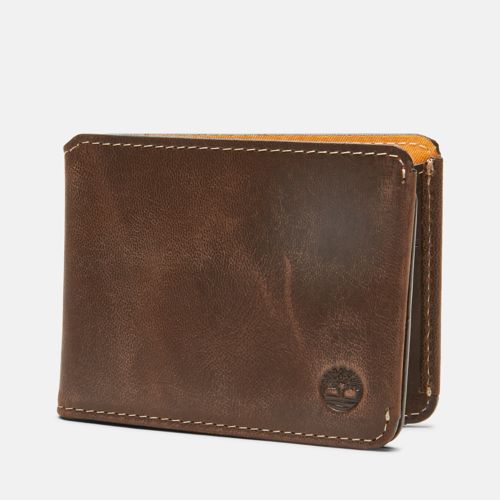 Bifold Stitched Leather Wallet-