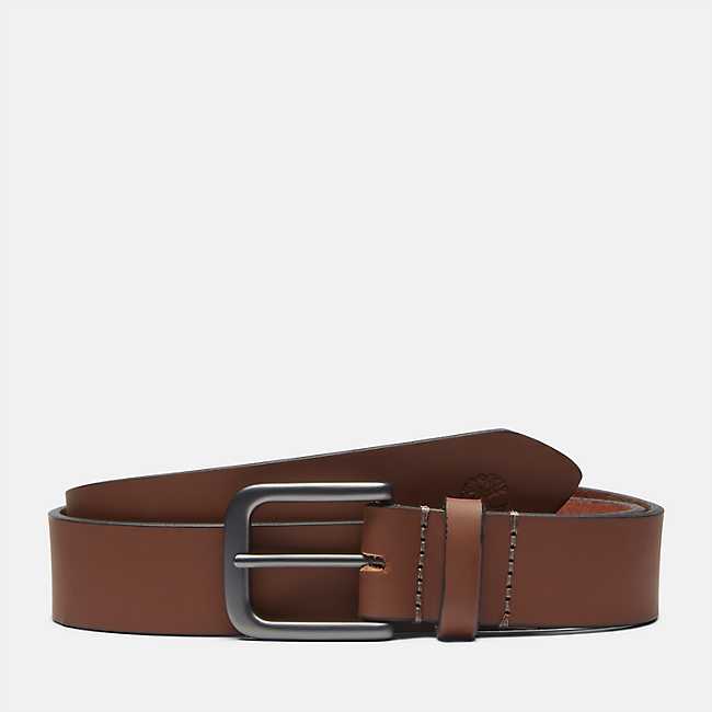 Men's Reversible Stitched Leather Belt, Men's Accessories