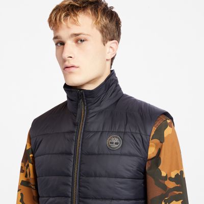 timberland quilted vest