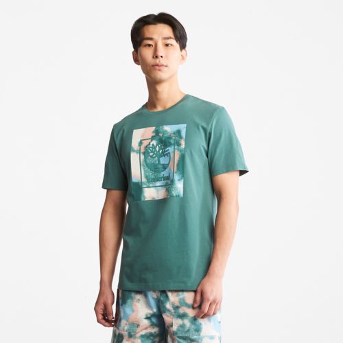 Men's Summer Print Logo T-Shirt-