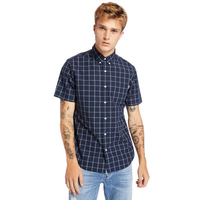 TIMBERLAND | Men's Indian River Short-Sleeve Madras Shirt