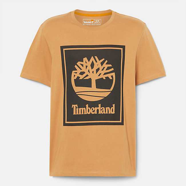 Short Sleeve Stack Timberland Logo T-Shirt | Timberland US